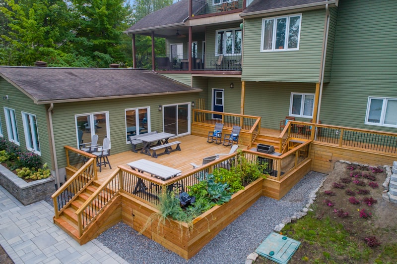 Garden decking